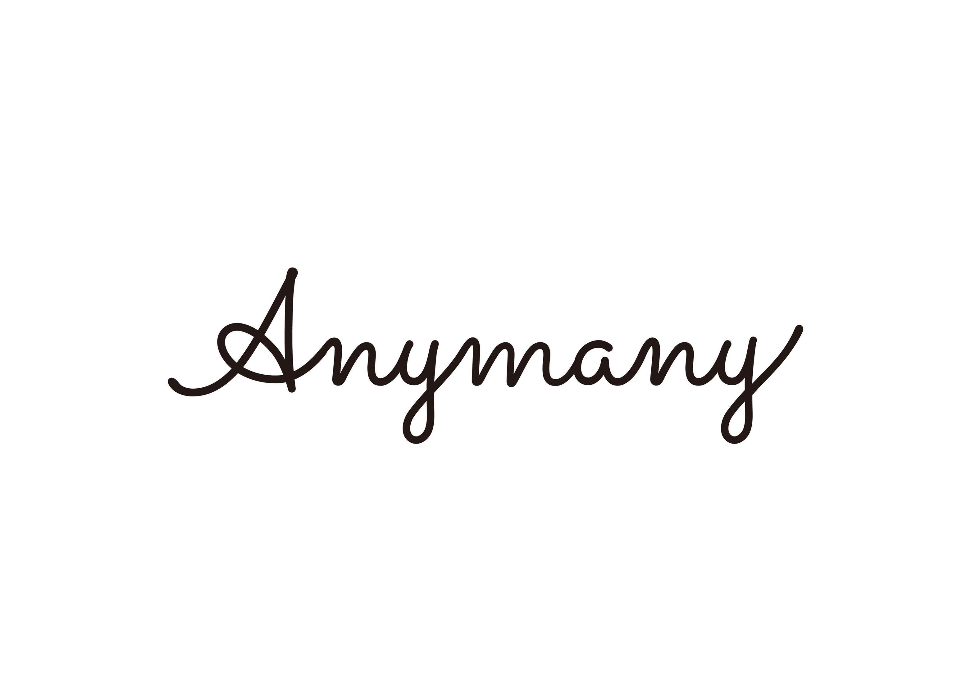 オンラインレーザー加工サービス「Anymany」 ロゴ
